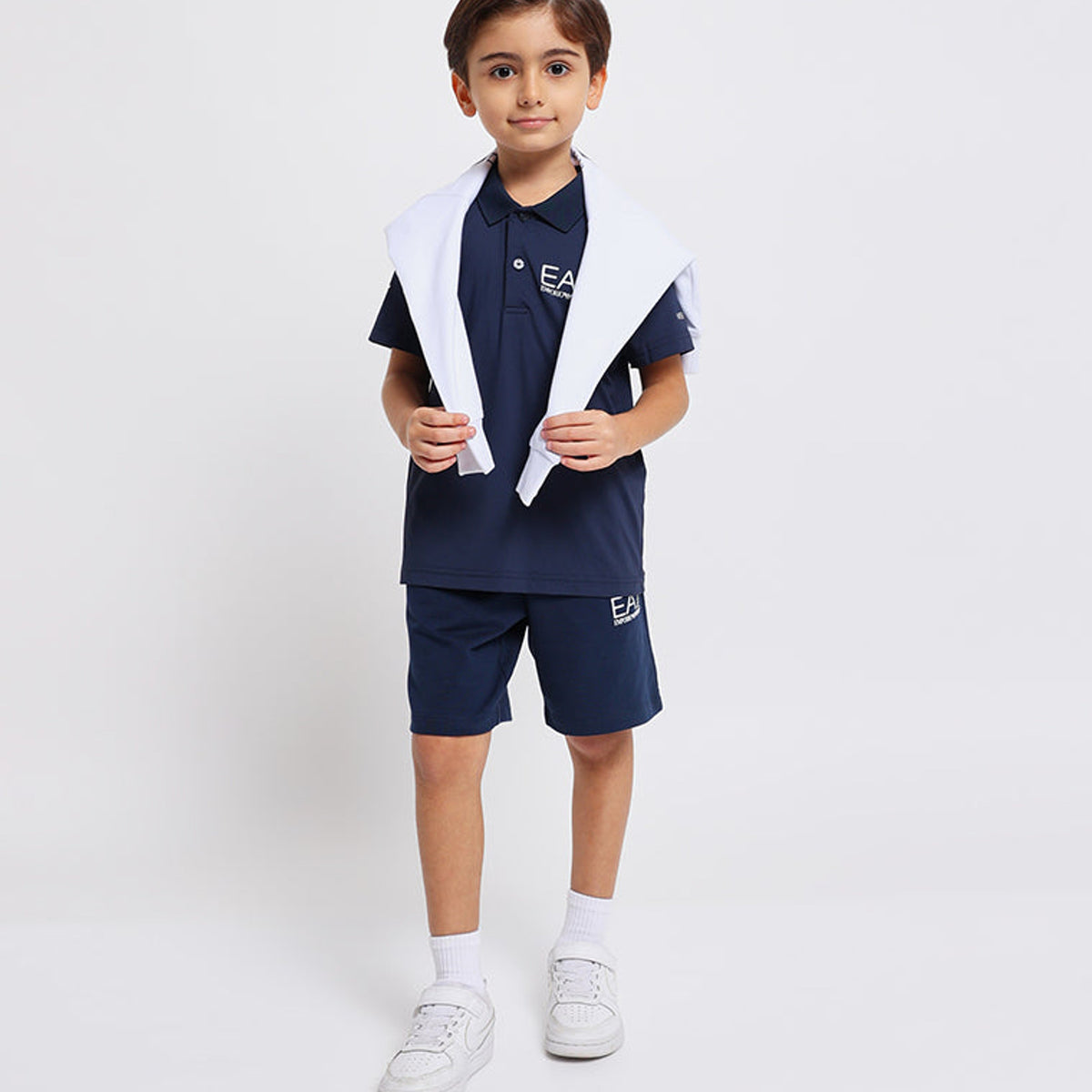 Ea7 Polo Blue Navy