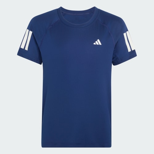 Adidas Club Tee для девочек синий – вид спереди