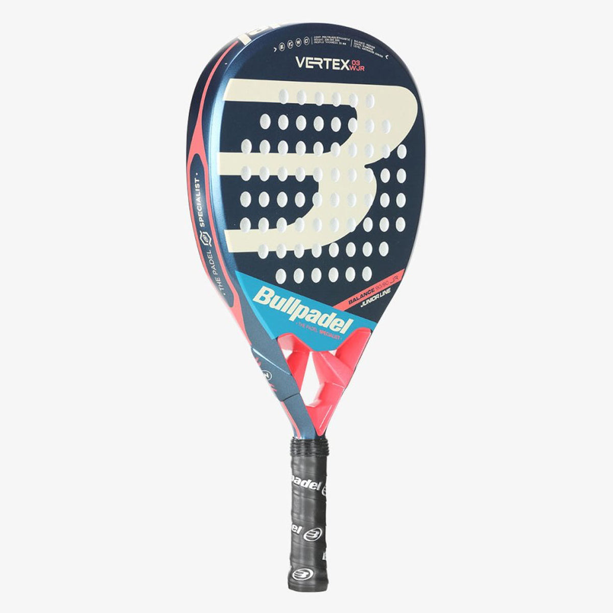 Bullpadel Vertex 03 Junior – vista laterale o posteriore