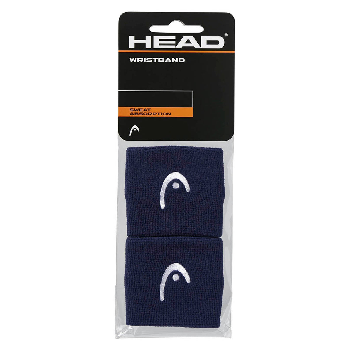 Head kurze Schweißbänder Marineblau X2