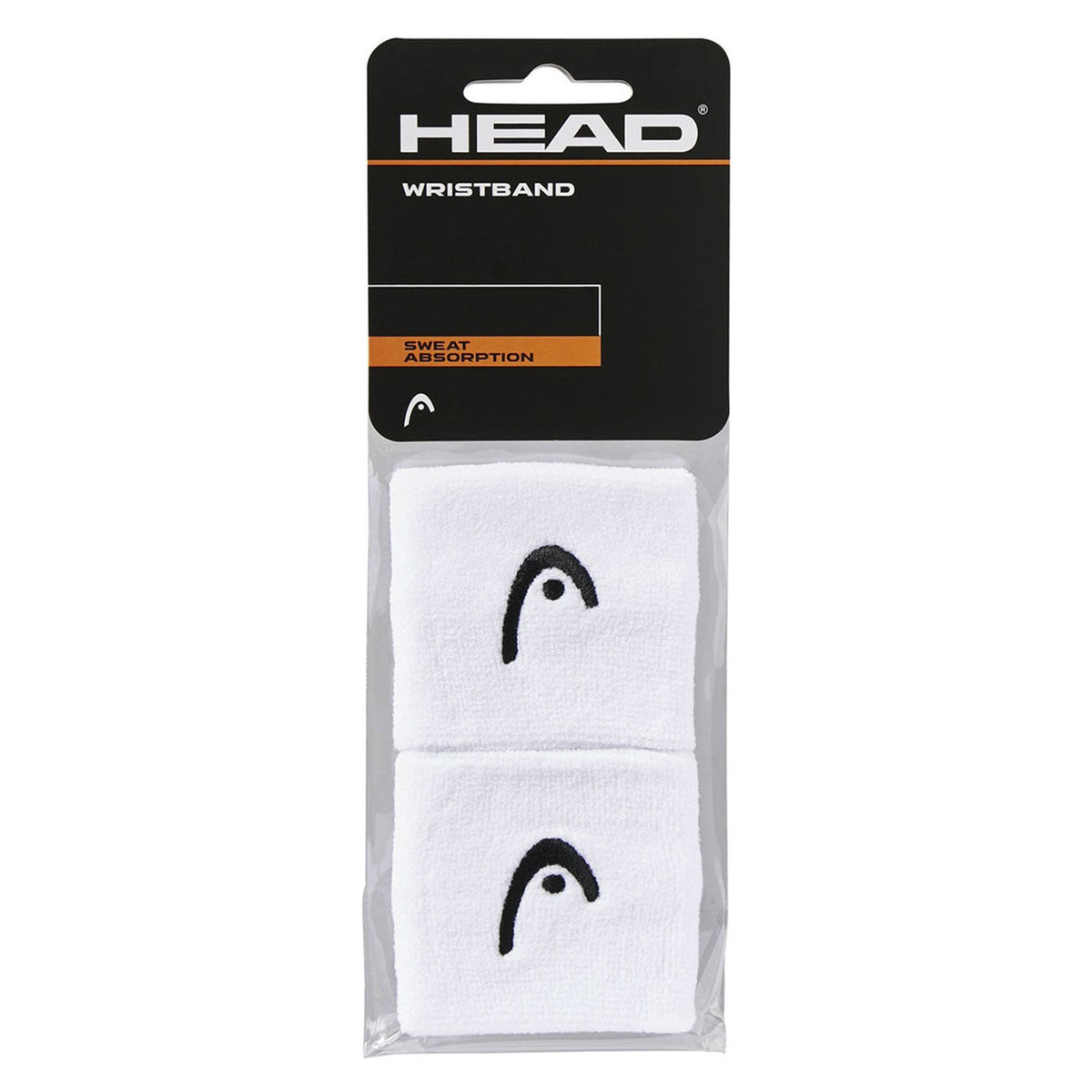 Head kurze Schweißbänder Weiß X2