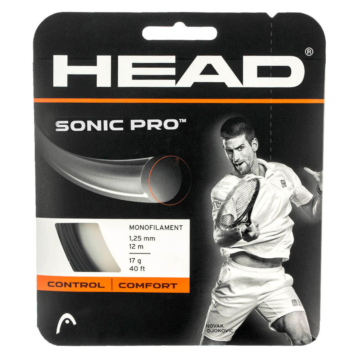 Head Sonic Pro Czarna 1.25 12 m
