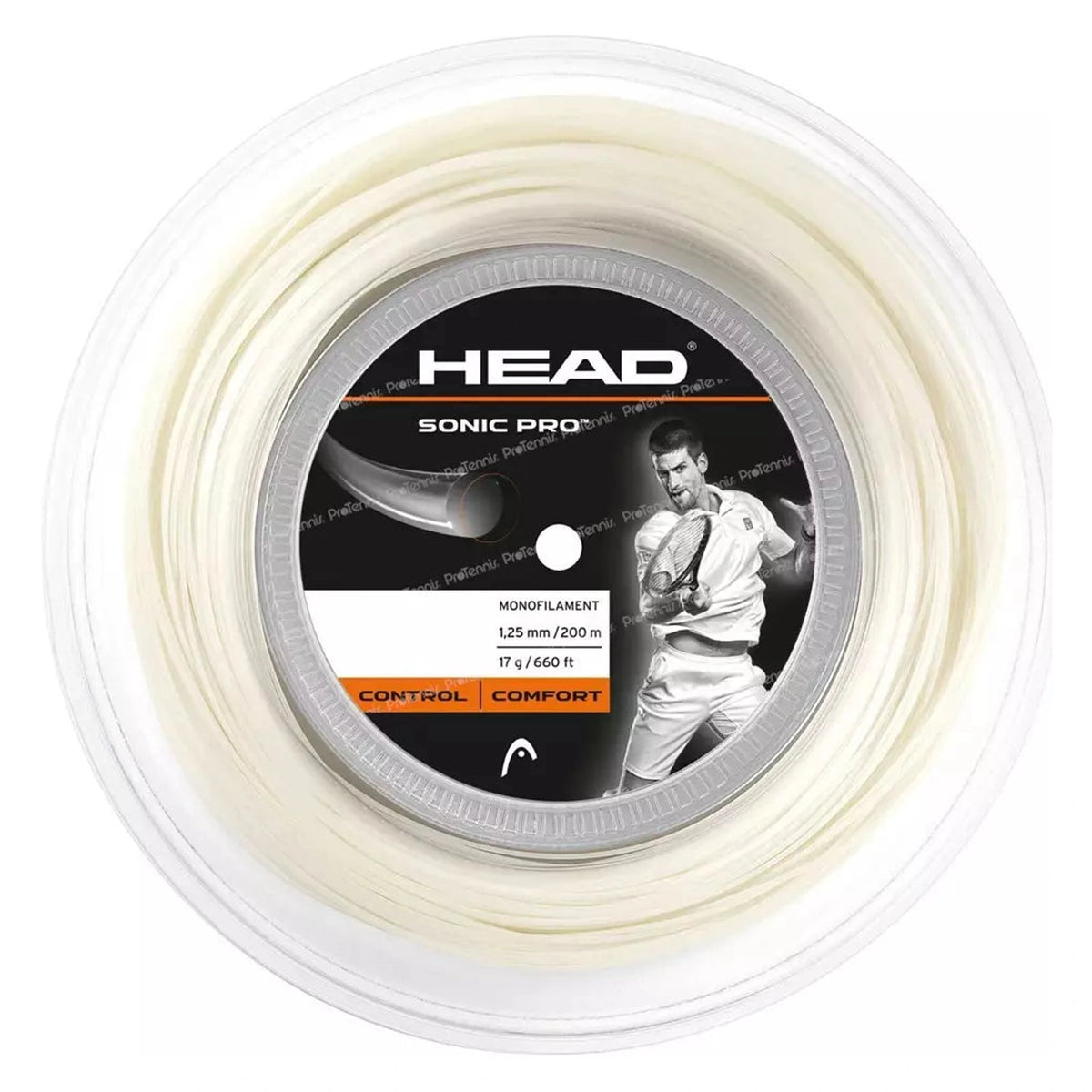 Head Sonic Pro 1.25 Blanc 200 m