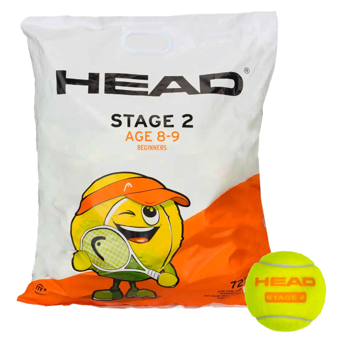 Head Stage 2 Orange Sac de 72 balles