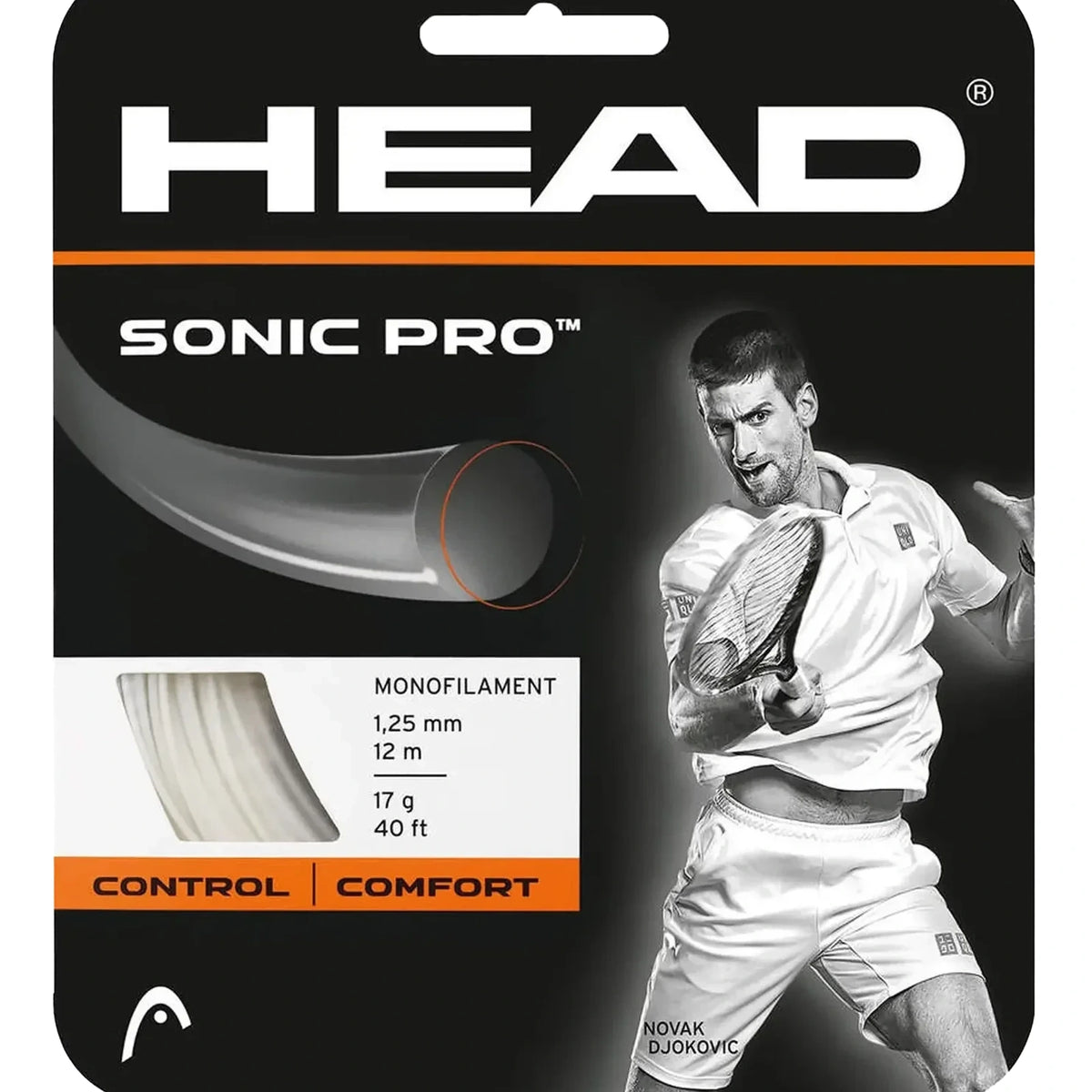 Head Sonic Pro Blanca 1.25 12 m